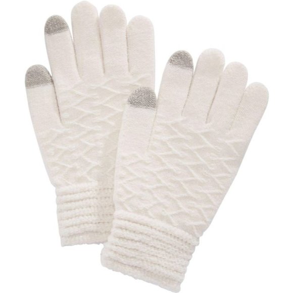 Steve Madden Zigzag Knit Touchscreen Tech Gloves - Picture 1 of 4